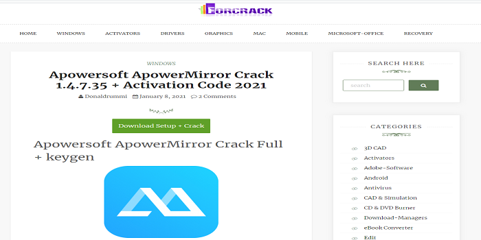 Apowersoft Apowermirror Crack